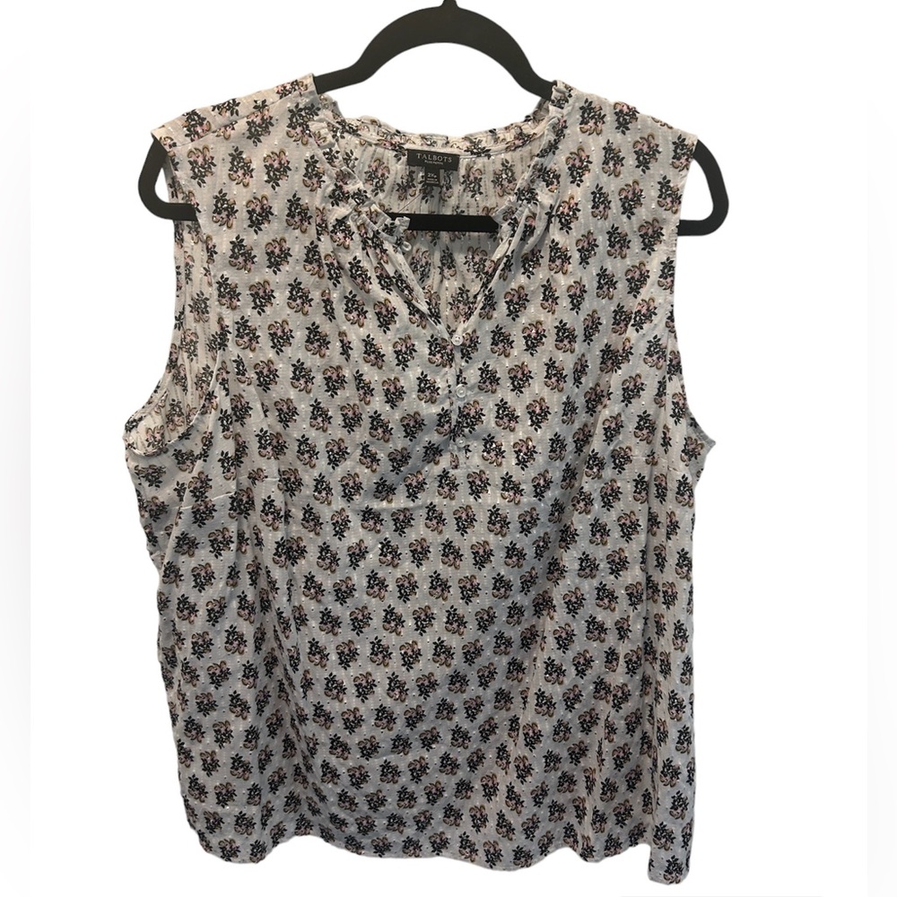 Talbots Petite 2x Blouse